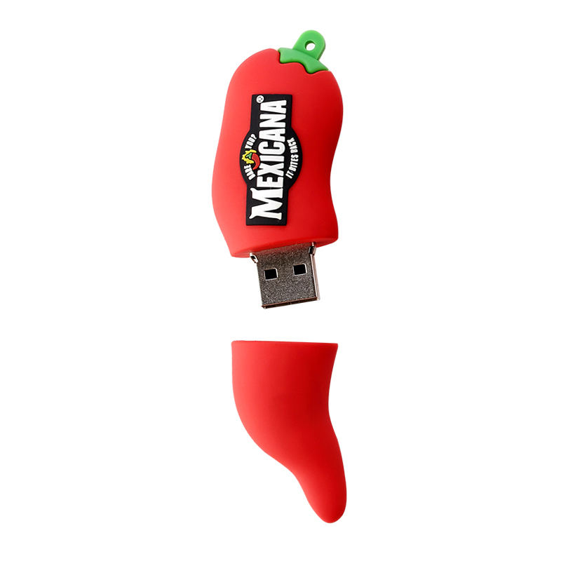 P01 Bottle pvc usb flash drive