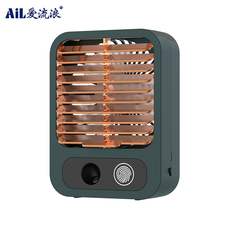 F1N Rechargeable Fan Air Cooler with Spray Table Fan for Gift