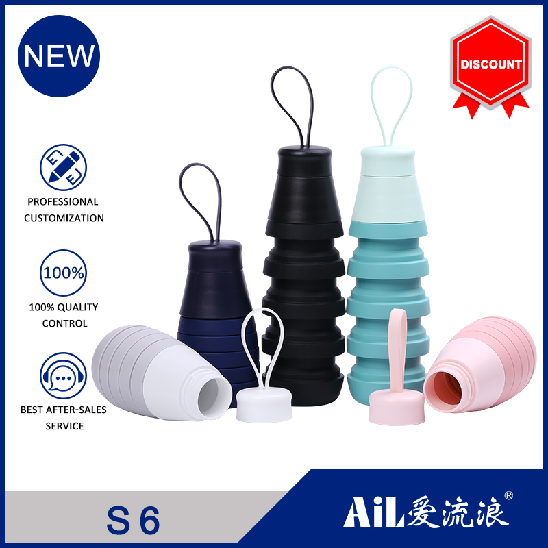 S6 Silicone water bottle