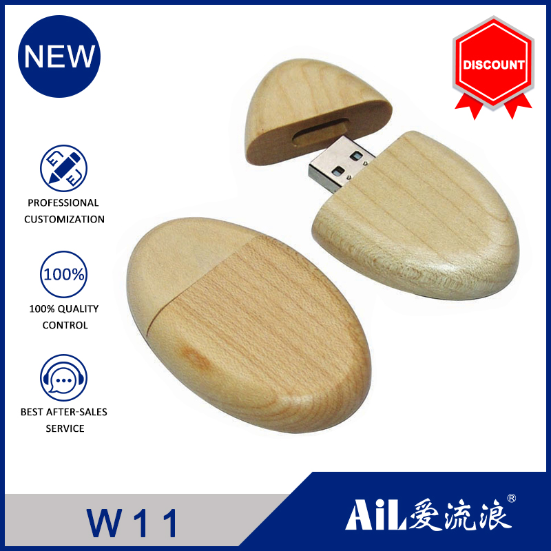 W11 Wood usb flash drive 