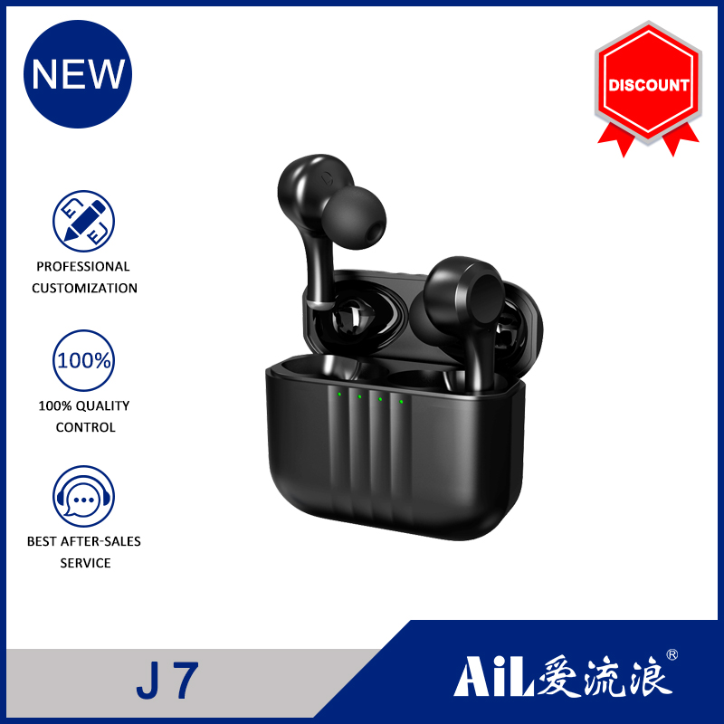 Tws Wireless Waterproof Earphone Anc Enc Hi-fi Touch Headphone 9D Stereo Sports Headset Tws J7 